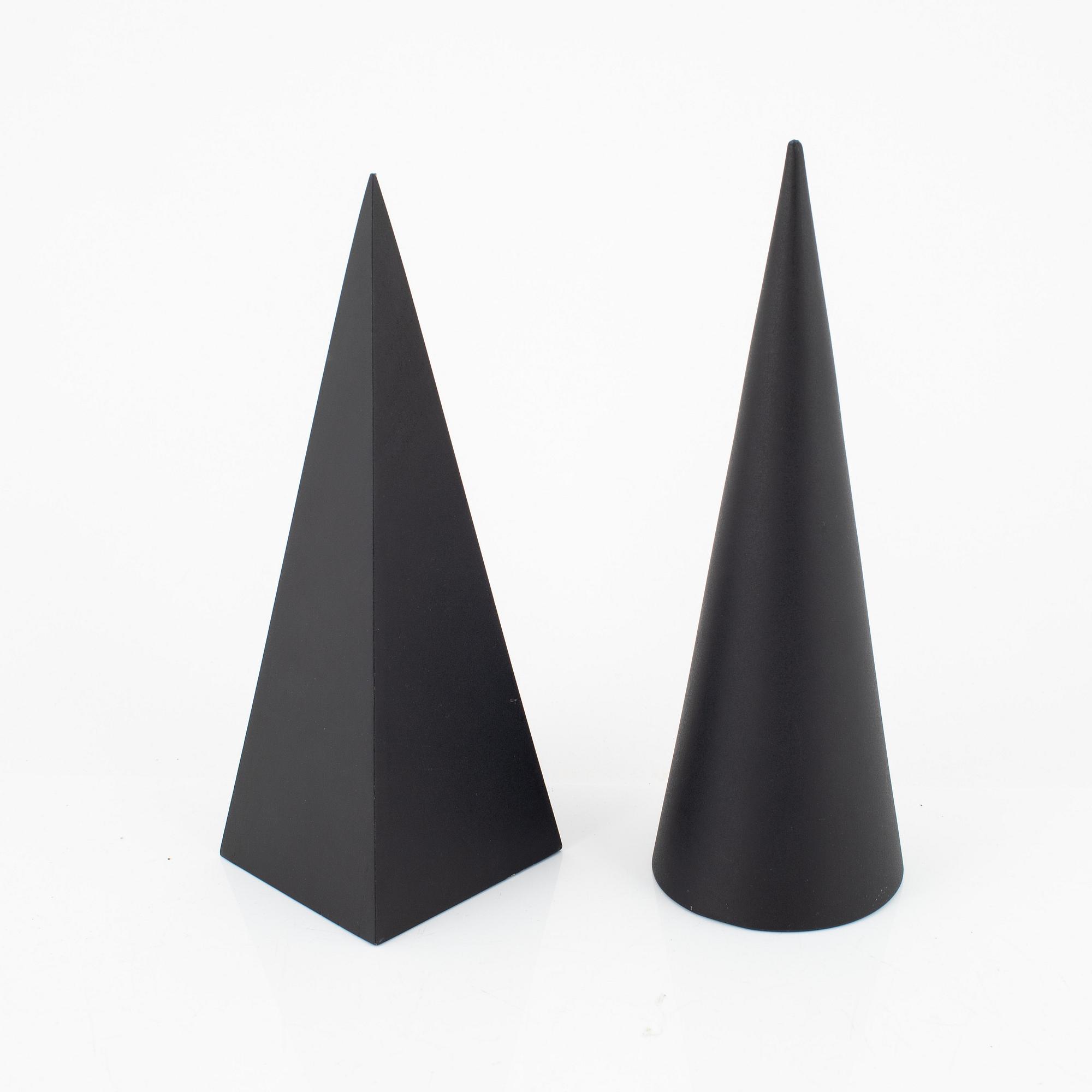 Pinetti, objects / sculptures, 2 pcs, Italy 1980s.