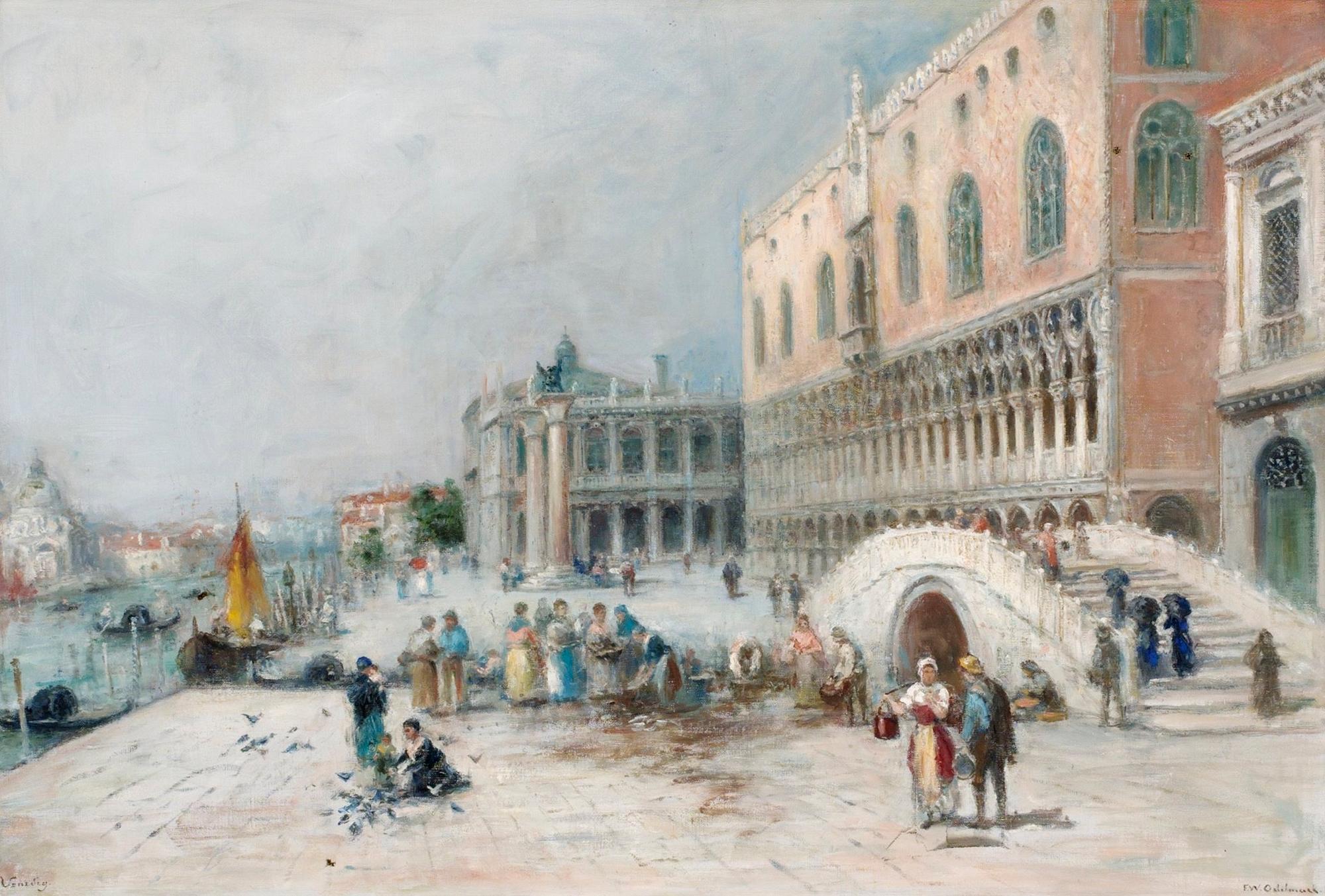Frans Wilhelm Odelmark, Markusplatsen.