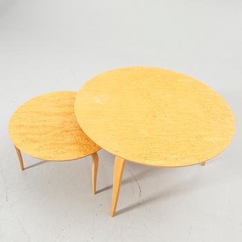 Bruno Mathsson, Coffee tables, 2, "Annika", Dux, latter half of the 20th century.
