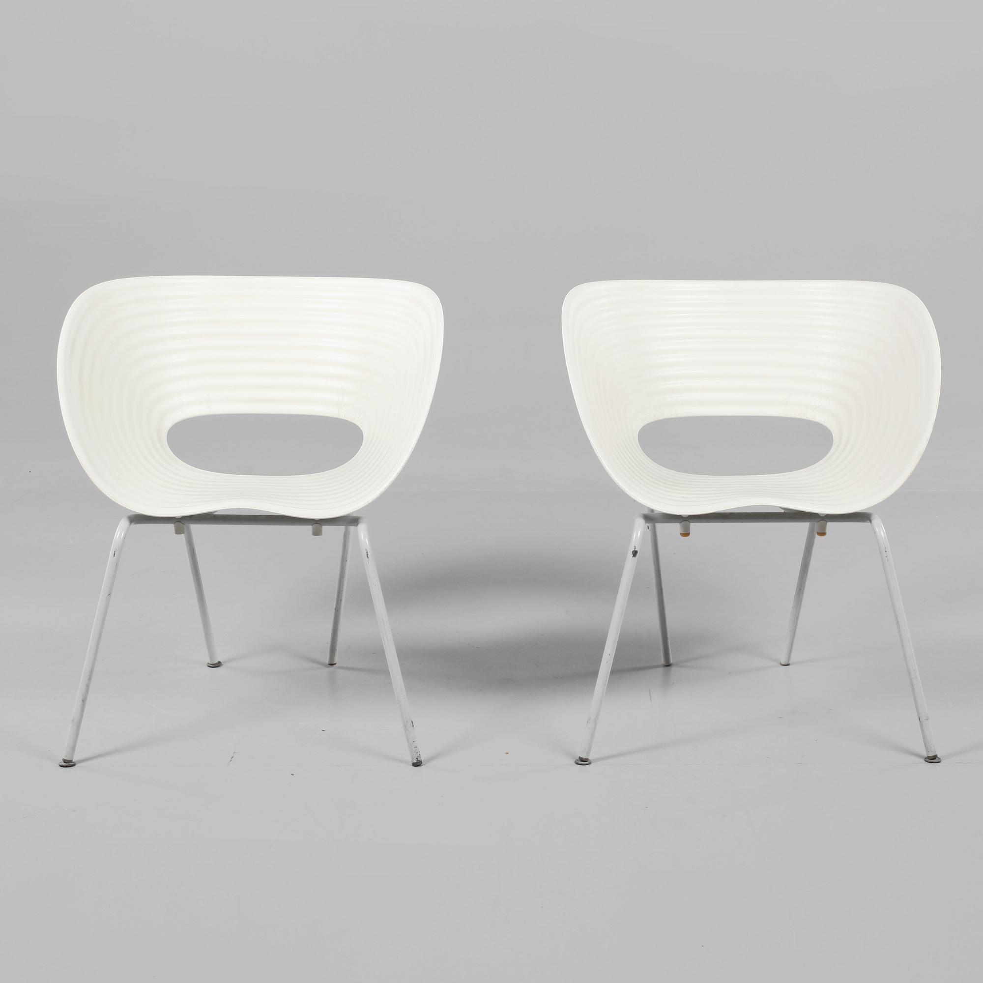 STOLAR, 2 st, "Tom Vac", formgivna av Ron Arad, Vitra, 1999.