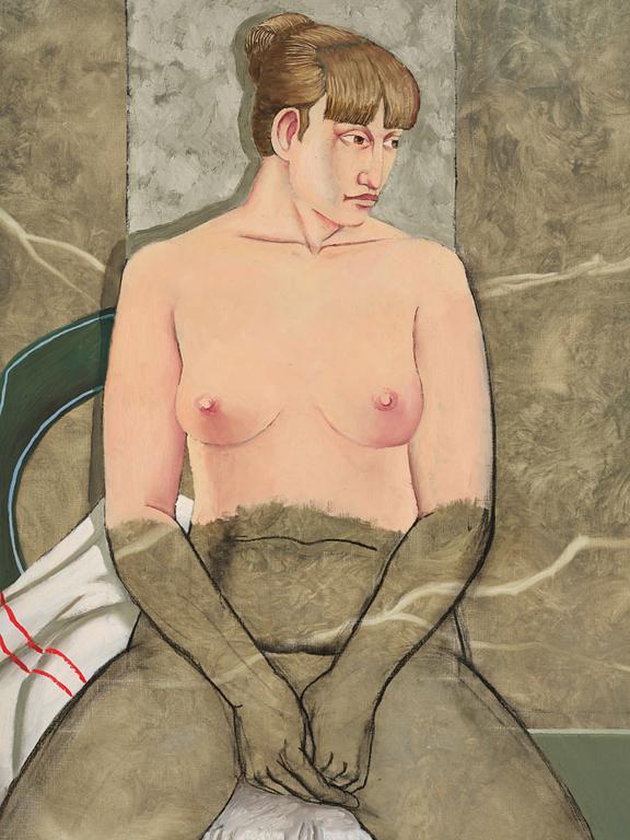 Lars Andersson, "Sittande kvinnlig akt".