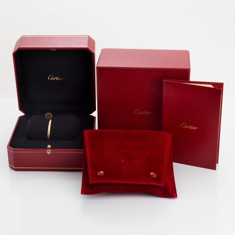 A Cartier "Juste en Clou" bracelet in 18K gold.