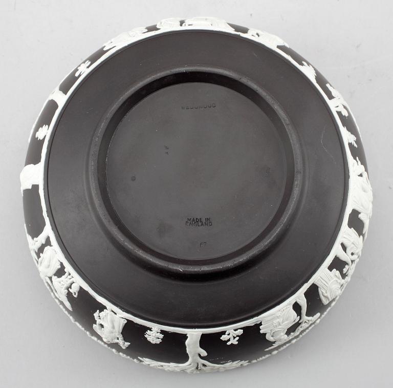 SKÅL, black basalt, Wedgwood, 1900-tal.