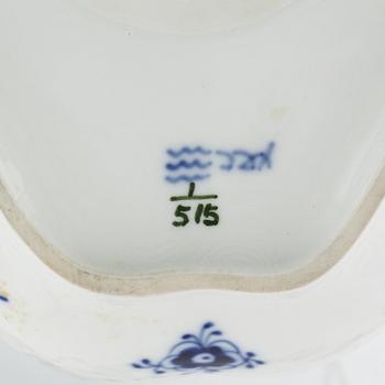 Kaffeservis, "Musselmalet", 17 delar, porslin, Royal Copenhagen, Danmark.