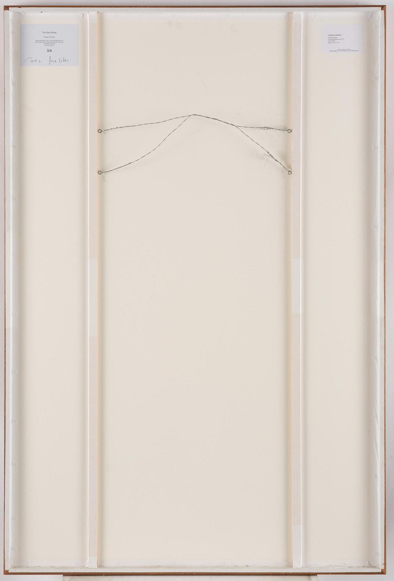 Cooper & Gorfer, "Blue Shola", 2011.