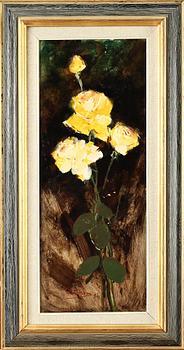 RUNE WAHLSTRÖM, olja på pannå, sign.