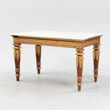 A Louis XVI-style table, France, 19th Century.