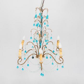 A chandelier, probably Italy 1940s-50s.
