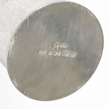 Gunnar Cyrén, Vase, silver, Gävle 1989.