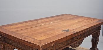 MATBORD/BIBLIOTEKSBORD, nyrenässans, 1800-talets slut.