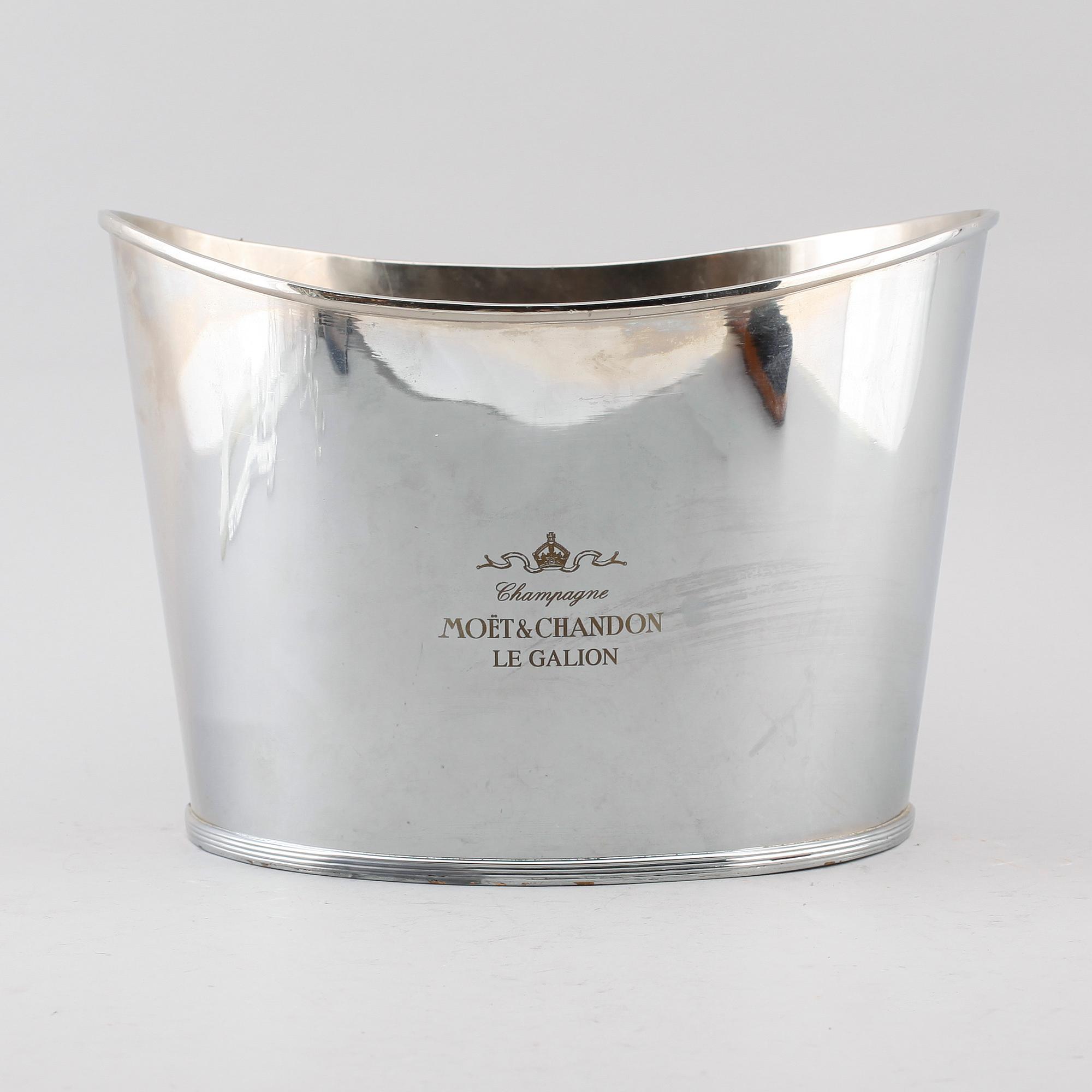 CHAMPAGNEKYLARE, nysilver, Moët & Chaandon, 1900-talets första hälft.