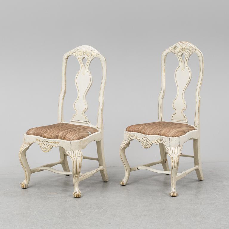 A mid 18th Century late Baroque chairs.