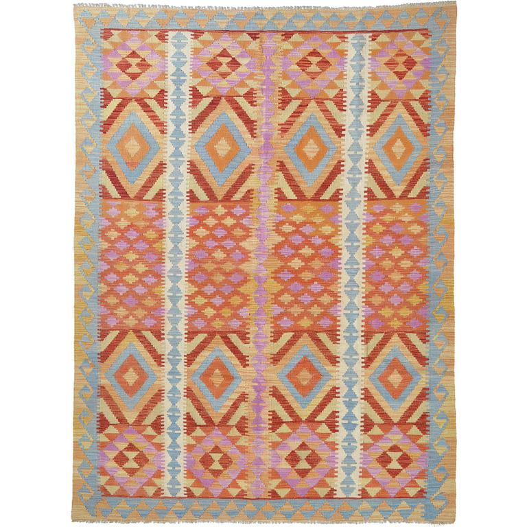 A rug, kilim, ca 250 x 187 cm.