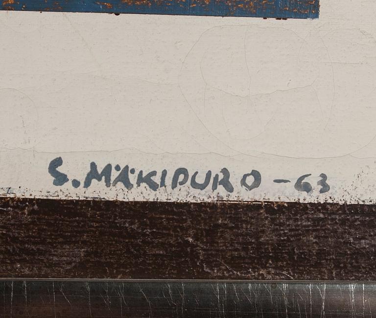 SAKARI MÄKIPURO, olja på duk, signerad och daterad -63.