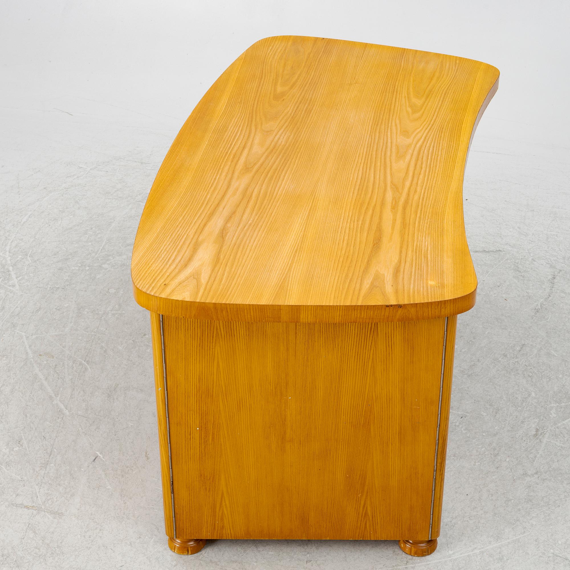 Skrivbord med bokhylla, Swedish Modern, 1940-tal.