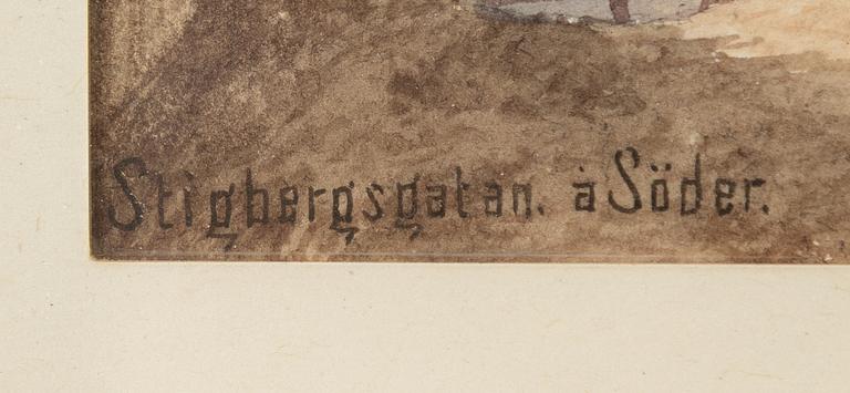 Fredrik Isberg, "Stigbergsgatan in Söder".
