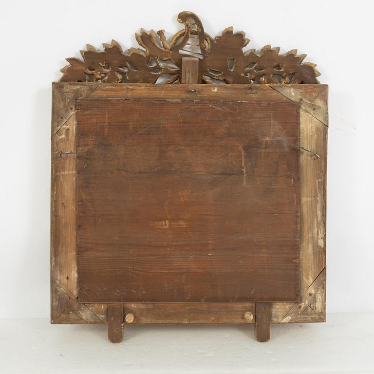 A gilt-wood mirror sconce, second half of the 19th century.