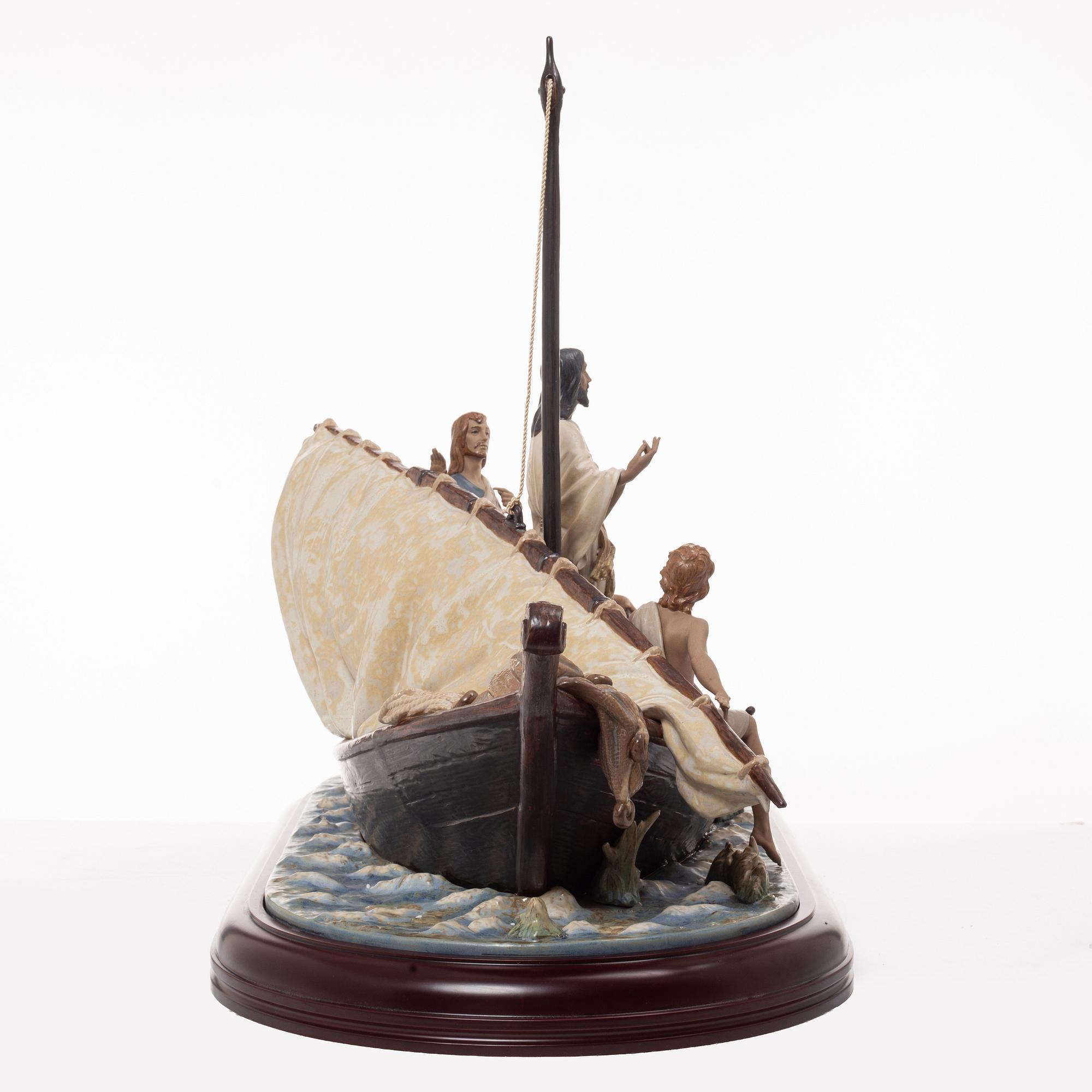 Salvador Furió, figurine, "Jesus in the Tiberiades", Lladró, Spain, 1984-2016.