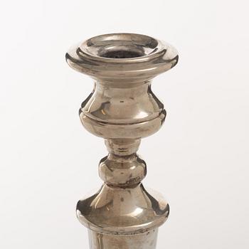 Ljusstakar, ett par, silver, 1900-tal.