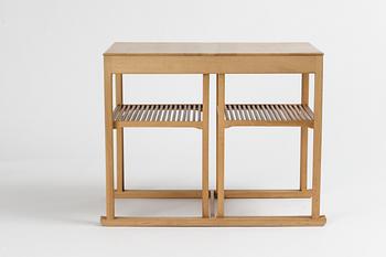 A Carl Malmsten set of 3 nesting tables "Släden" (The Sledge).