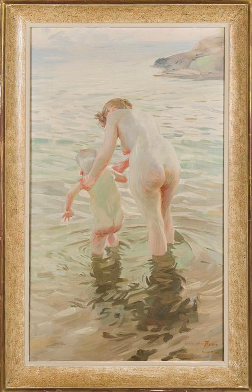 Alex Rapp, copy after Zorn, bathing time.