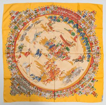 Hermès, scarf, "Cirque Molier".