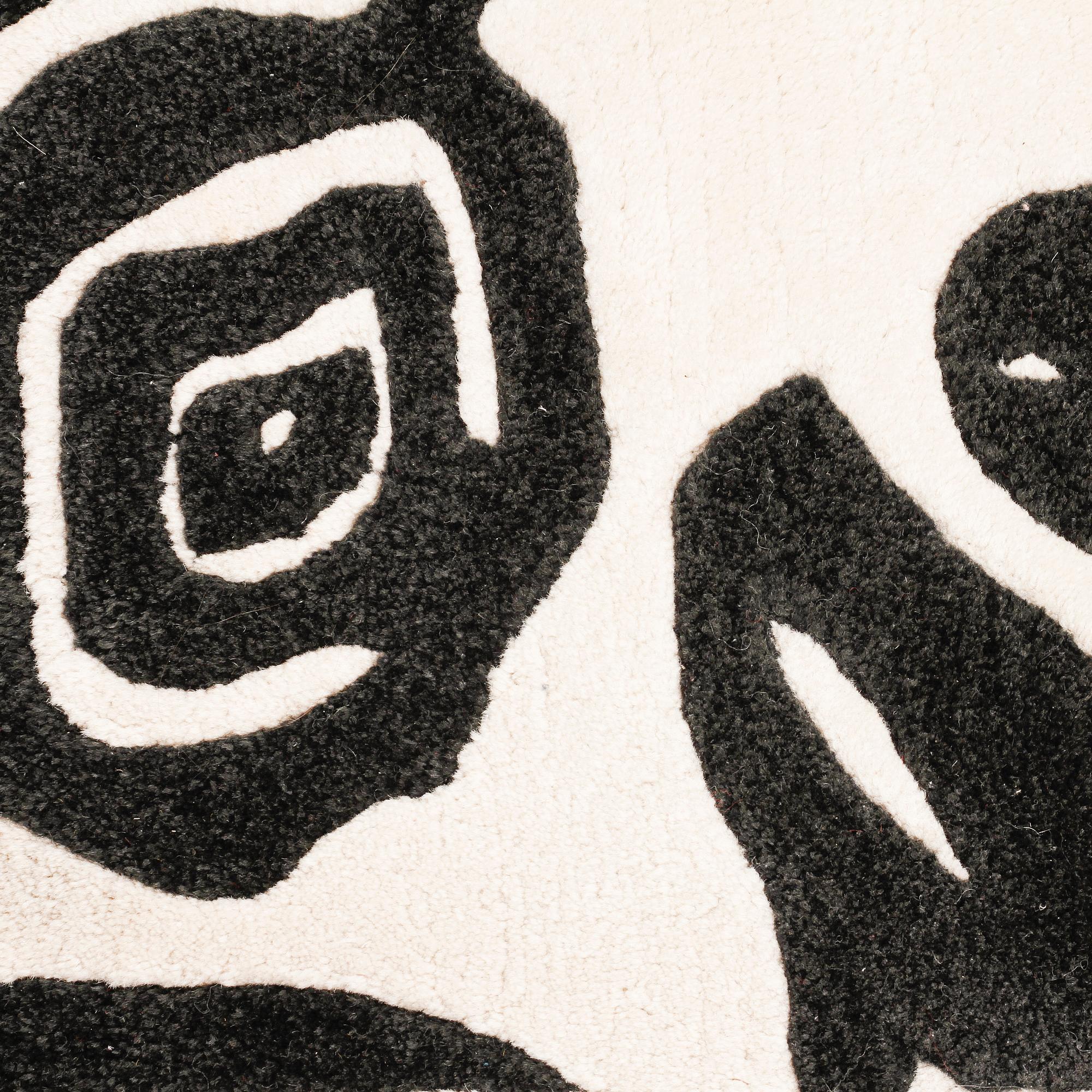 A rug by Olga Smetowa for Kinnasand, model "Flores", late 20th century, ca 200 x 195 cm.