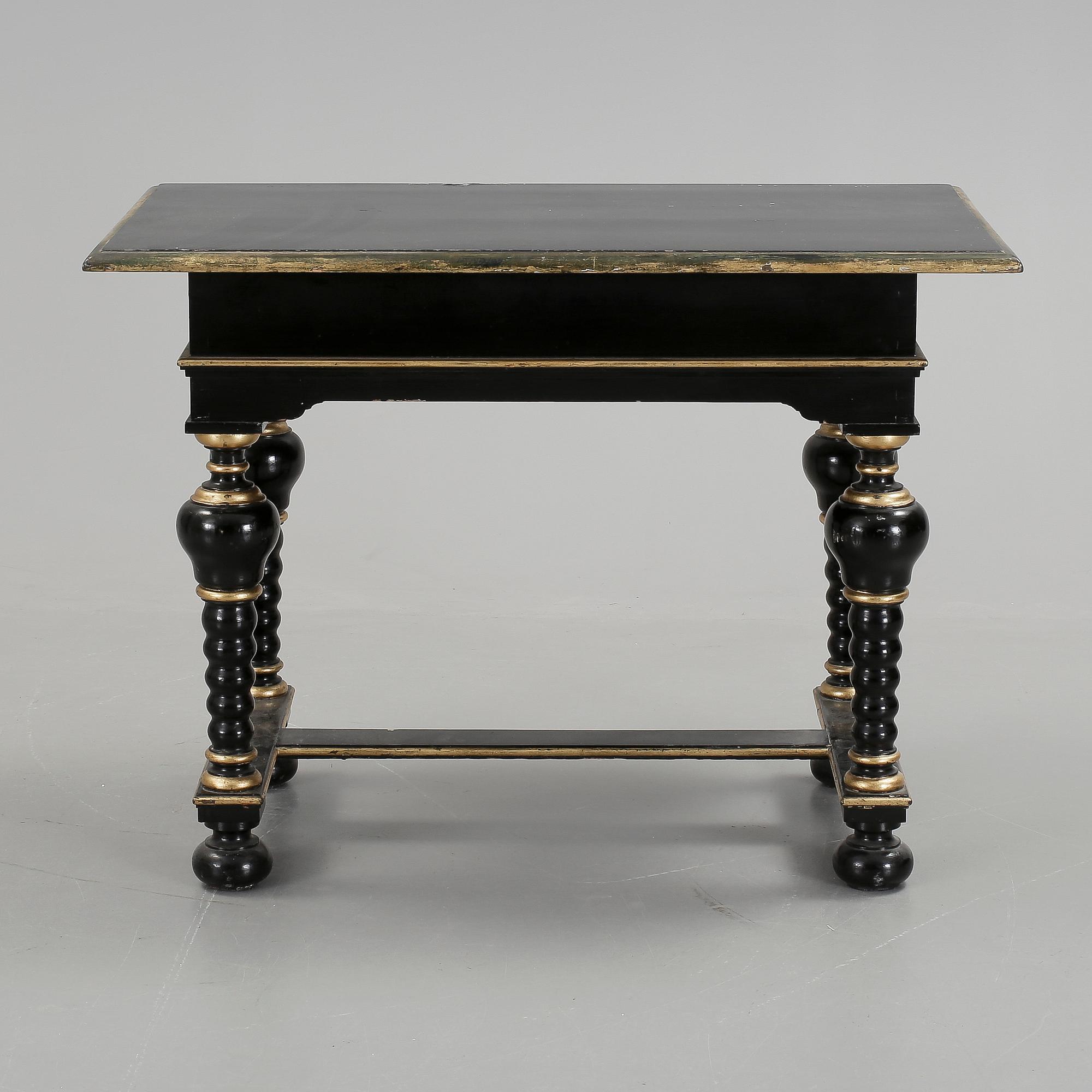 BORD, barockstil, 1800-talets slut.