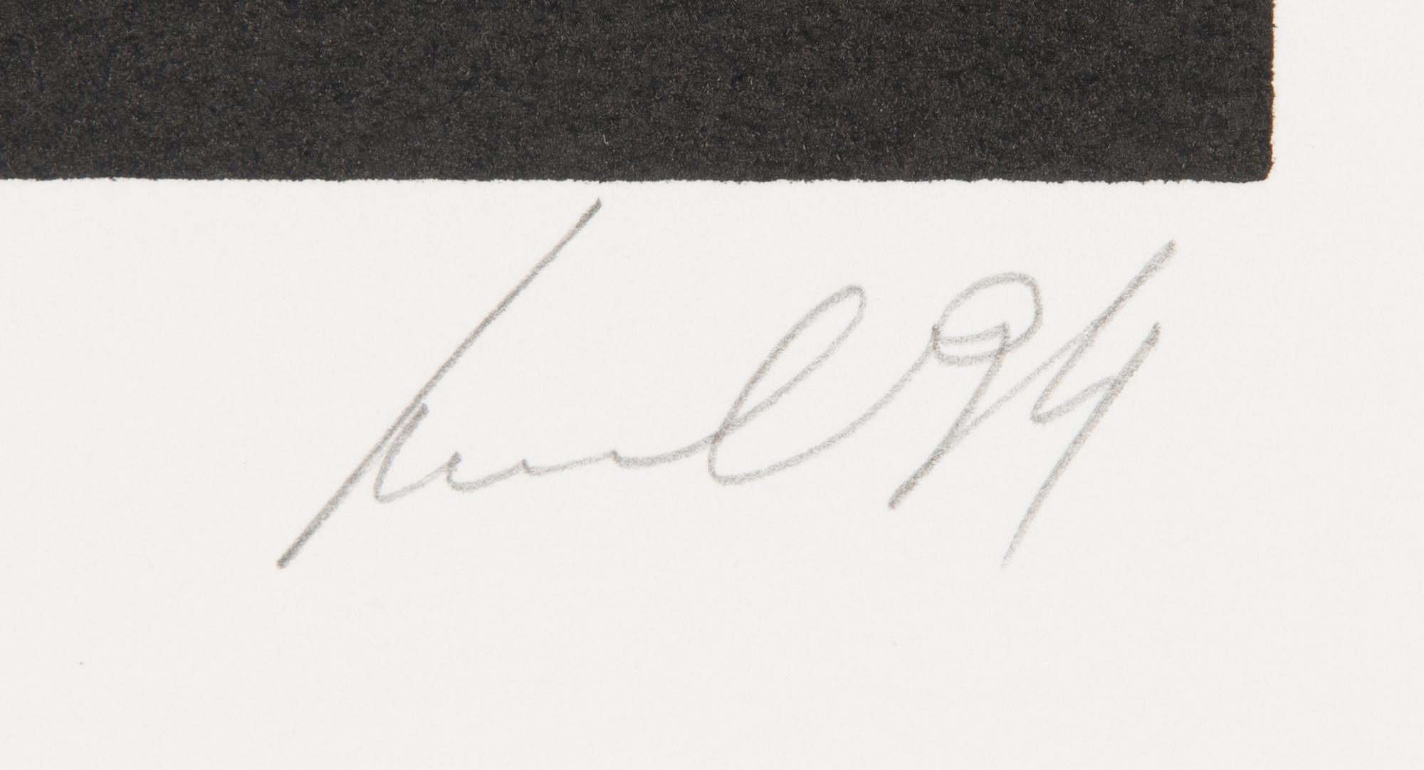 Portfolio of ten serigraphs, signed and dated -94, numbered EA 14/50.