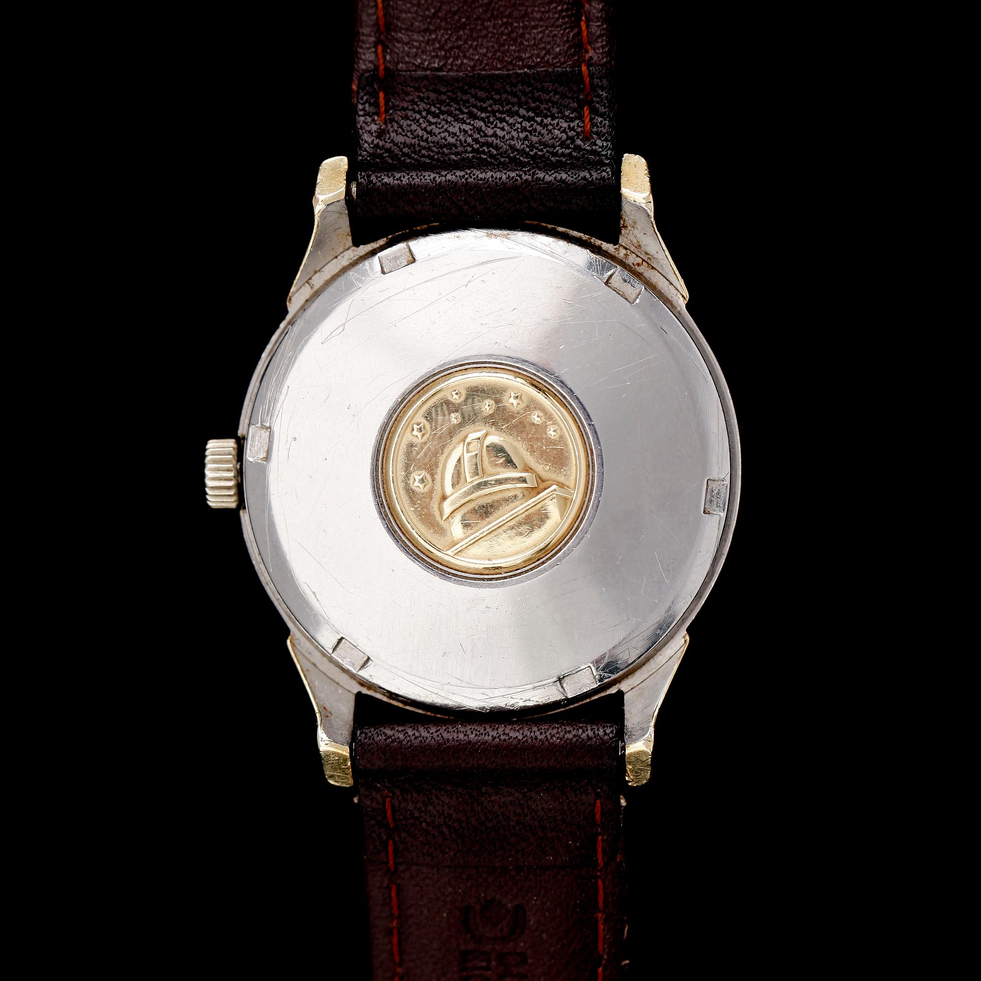 ARMBANDSUR, guld på stål, Omega, Automatic, Chronometer, Constellation.