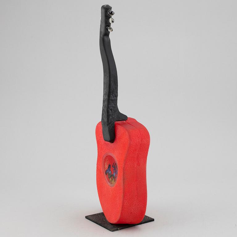 KJELL ENGMAN, skulptur, glas, "Flamenco", Kosta, limiterad edition 1000, signerad.