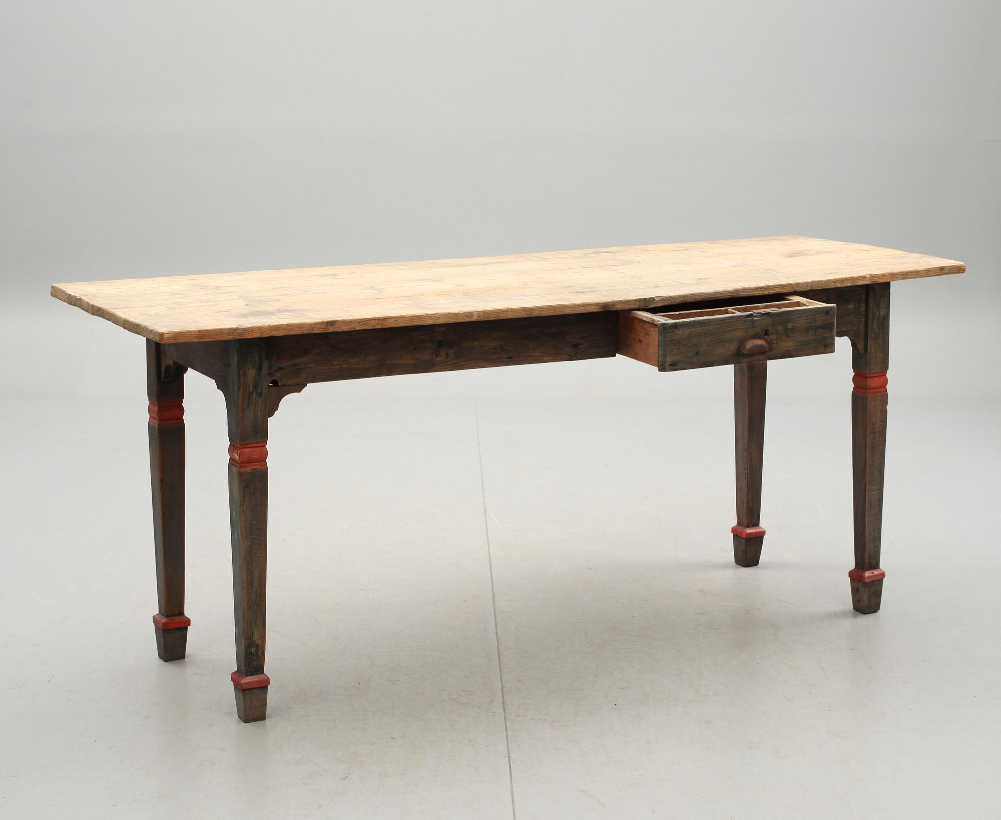 LÅNGBORD, allmoge, 1800-tal.