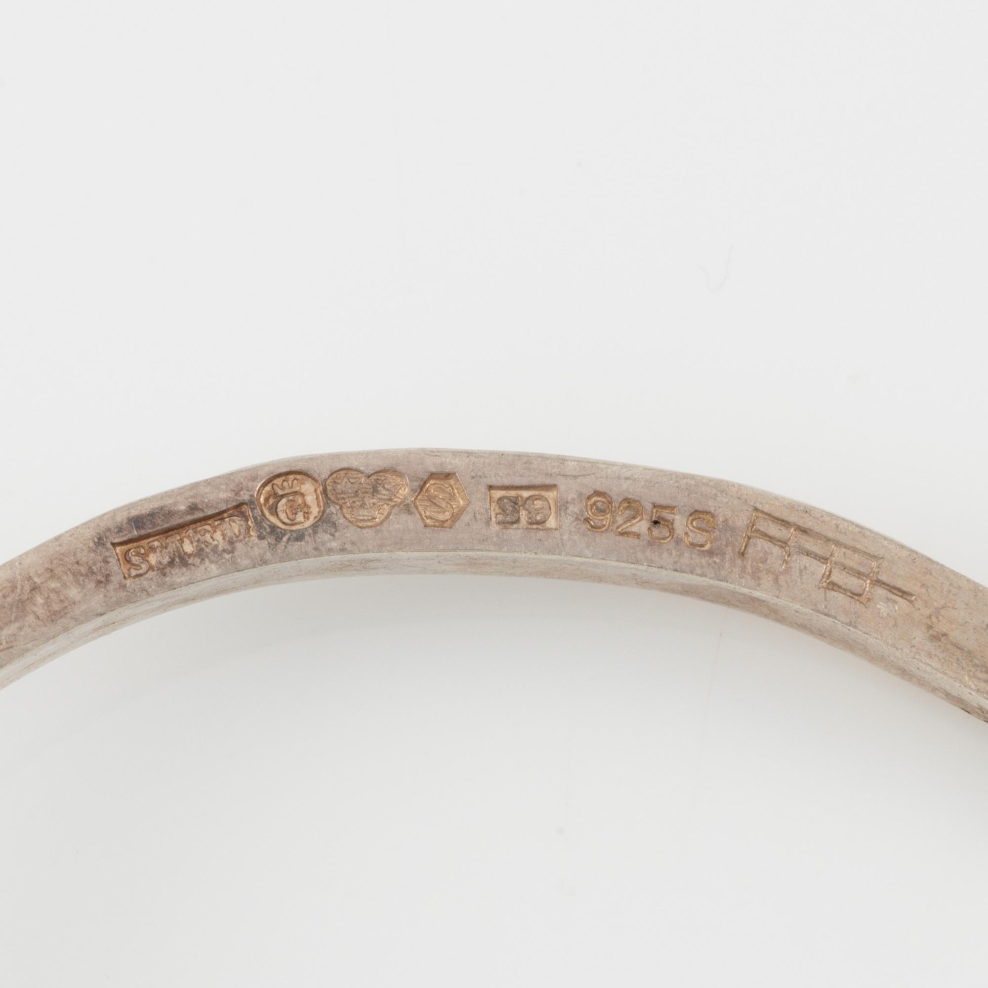 Lars Arby, three bracelets, Gothenburg including 1968 and 1969.