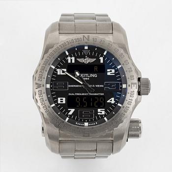 Breitling, Emergency II, wristwatch, 51 mm.