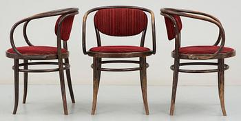 STOLAR, 3 st, Thonet, 1900-tal.