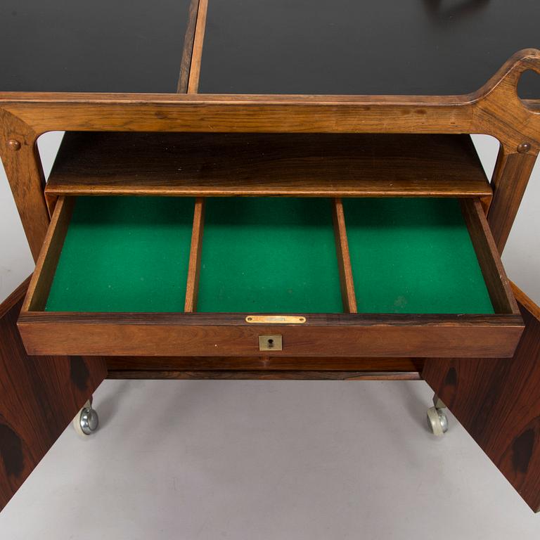 Johannes Andersen, serveringsvagn, Dyrlund Smith , Danmark, 1900-talets mitt.