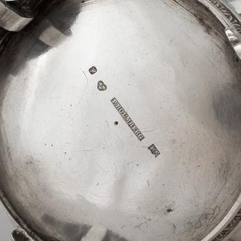 COFFEE POT , silver, P Holmberg, Örebro, 1856. Tot weight of 429 grams.