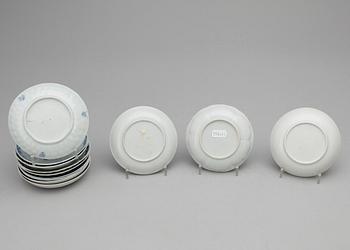 FAT samt KOPPAR, 12 st, porslin, Kina 1800 samt 1900-tal.