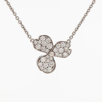 Tiffany & Co, a platinum 'Paper Flowers' necklace with diamonds.