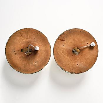 Erik Tidstrand, a pair of ceiling lamps model "29423", Nordiska Kompaniet, 1930s-40s.