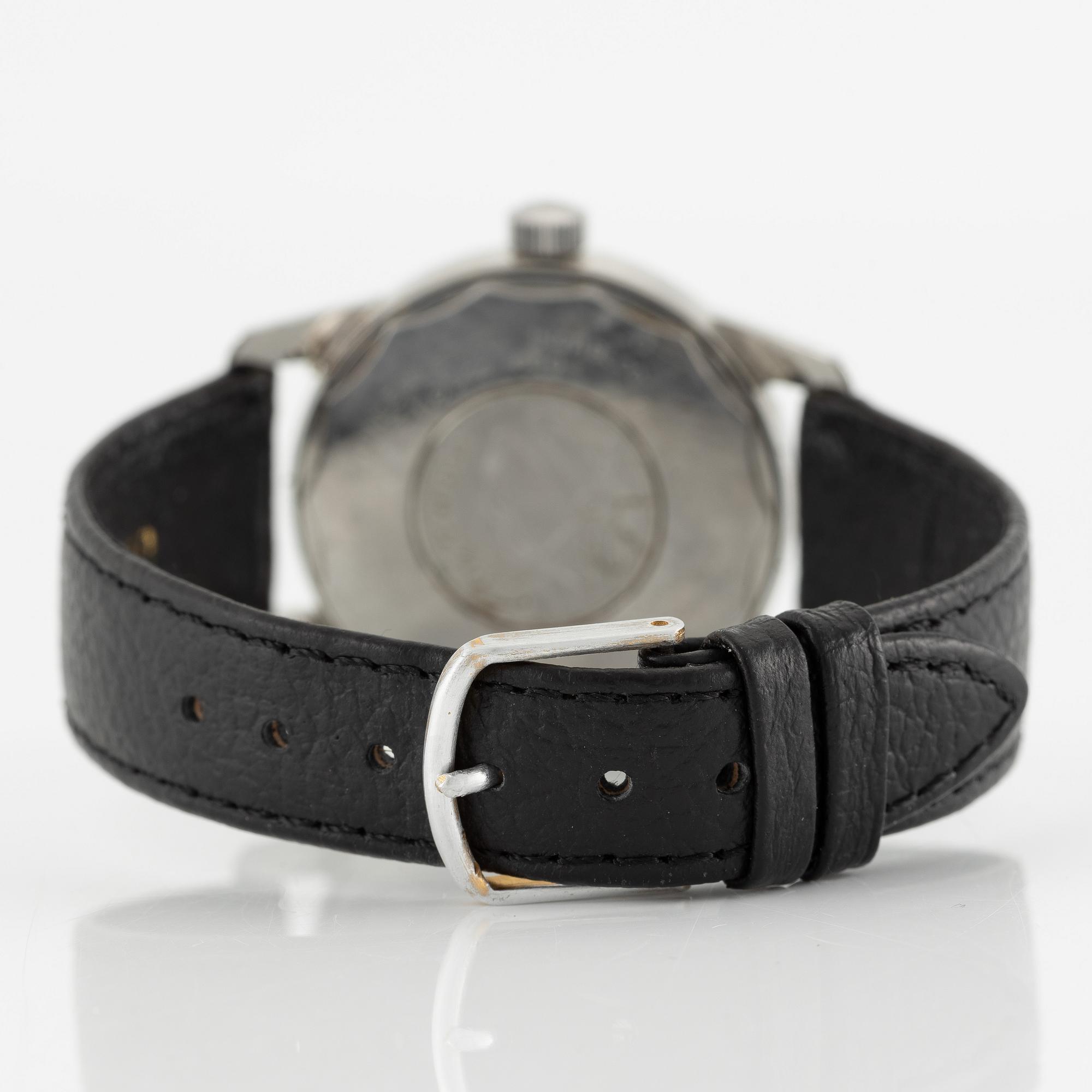 Enicar, Sherpa Date, "Sherpa 600", wristwatch, 34.5 mm.