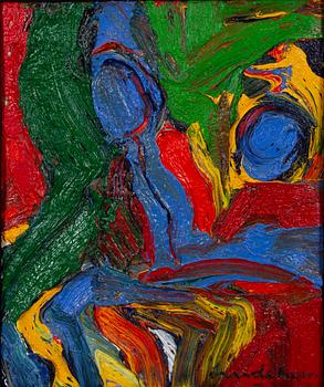Bengt Lindström, Blue, yellow, red figure.
