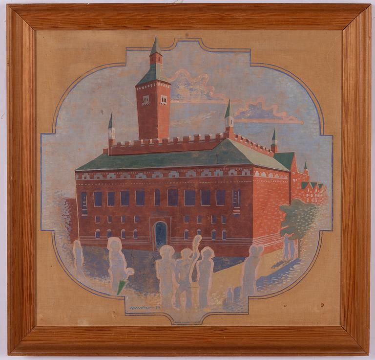 Axel Olson, Rådhuspladsen, Copenhagen.