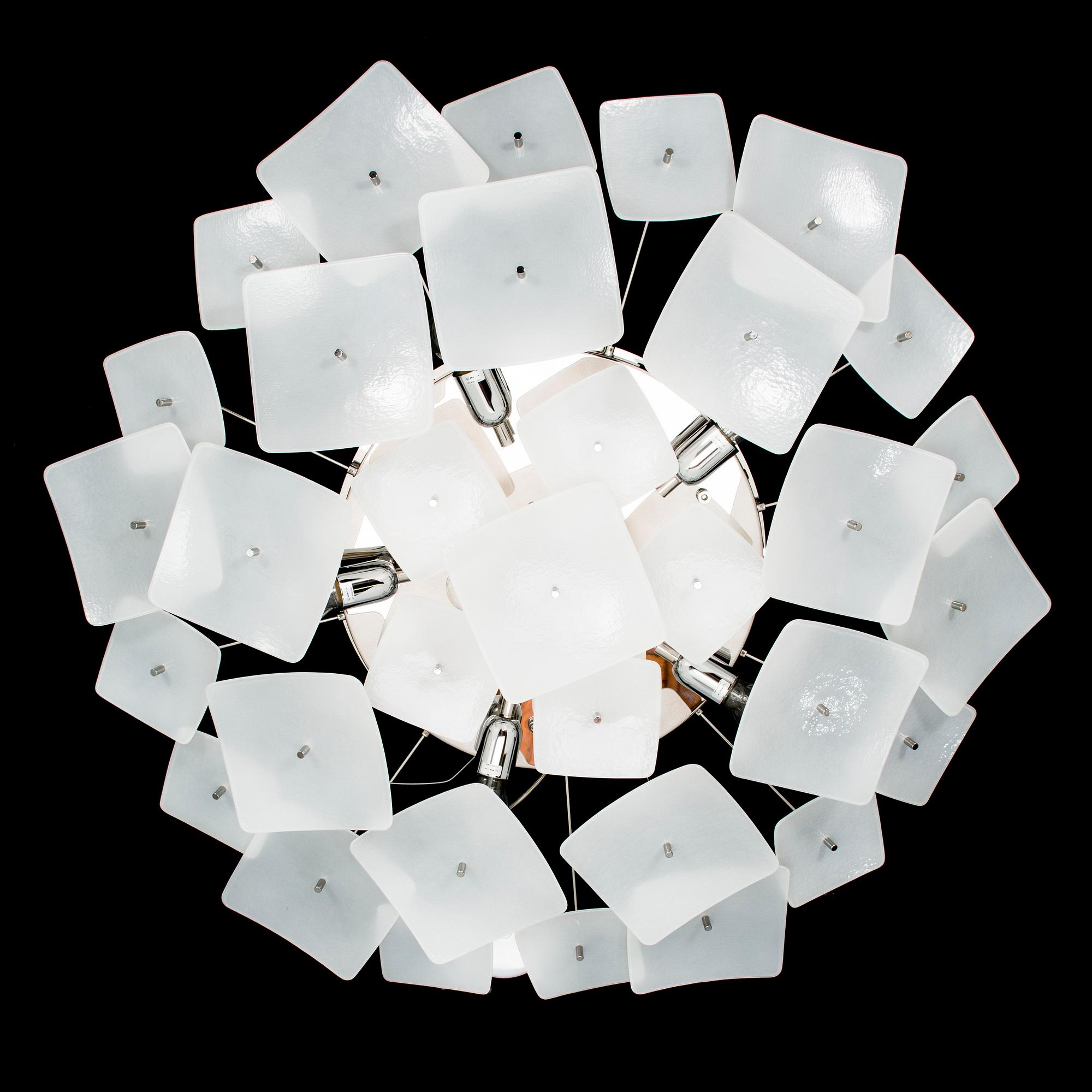 A ceiling lamp by Claudio Marturano manufactured by Flaver Italy 21th century.