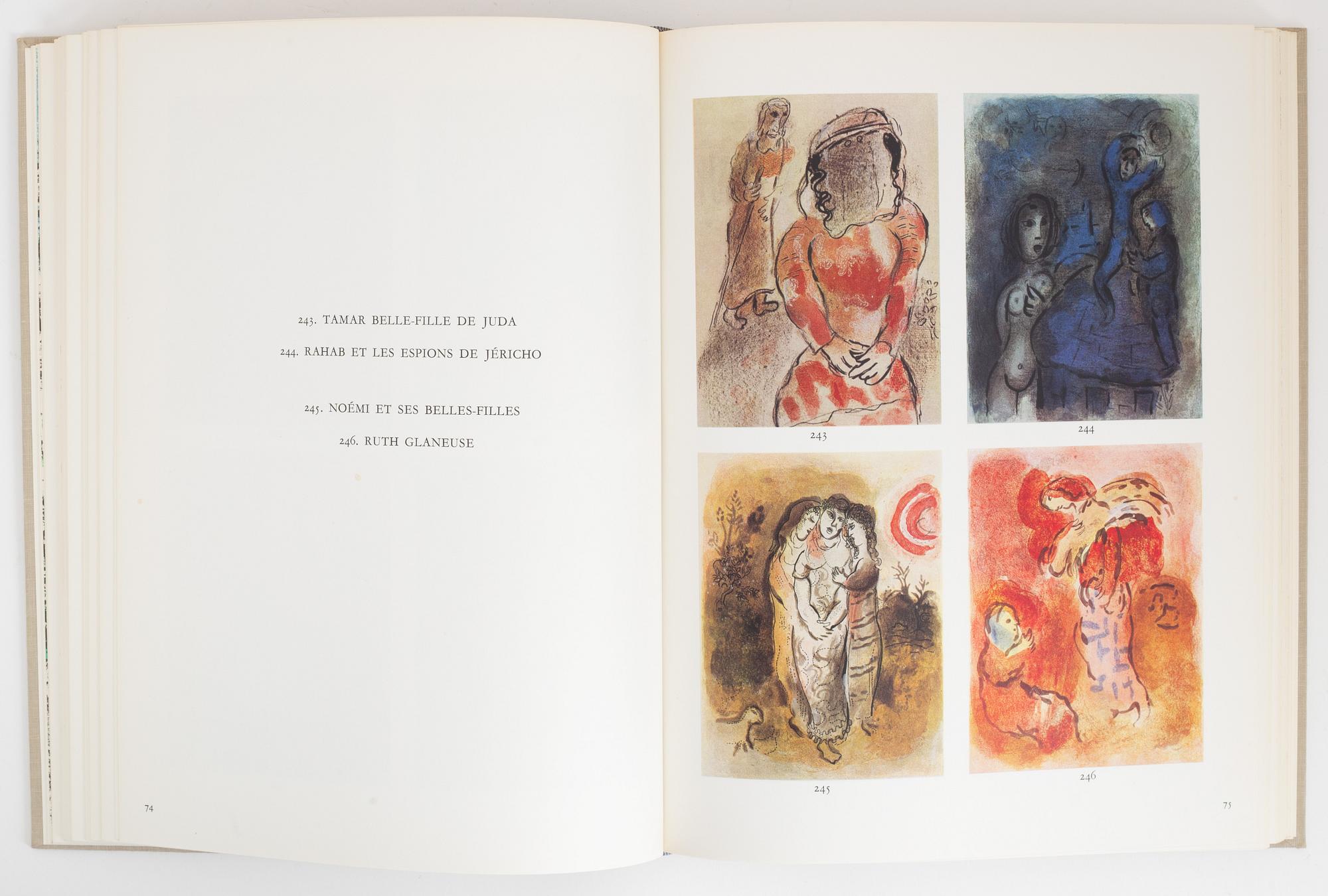 Marc Chagall, four reference works.