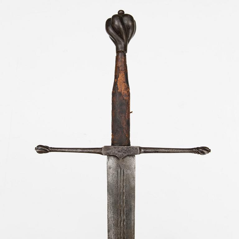 A German hand and half sword, 19th Century after a 16th century model.