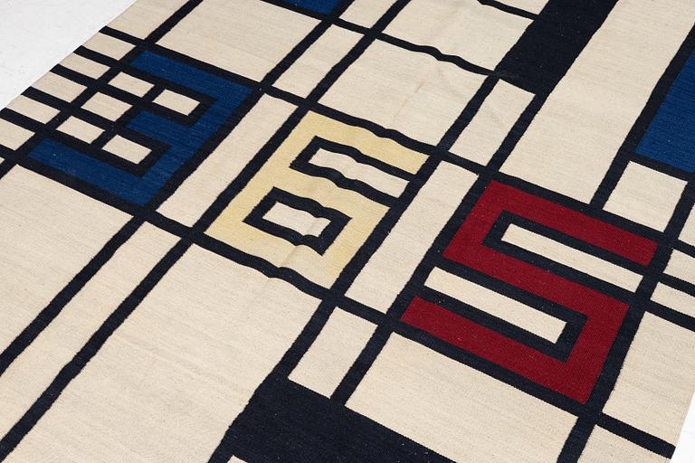 Kelim, modern design, 282 x 206 cm.