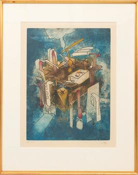 Roberto Matta, "L'ergonaute" ur "Hom'mere", 1967.