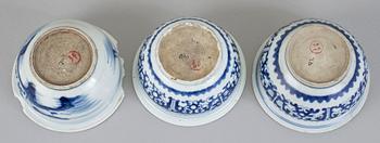 YTTERFODER, 3 st, porslin, Kina, 1800-tal.