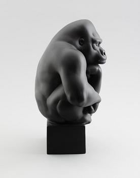 SKULPTUR, porslin, Pia Langelund, Royal Copenhagen, signerad, 1900-/2000-tal.